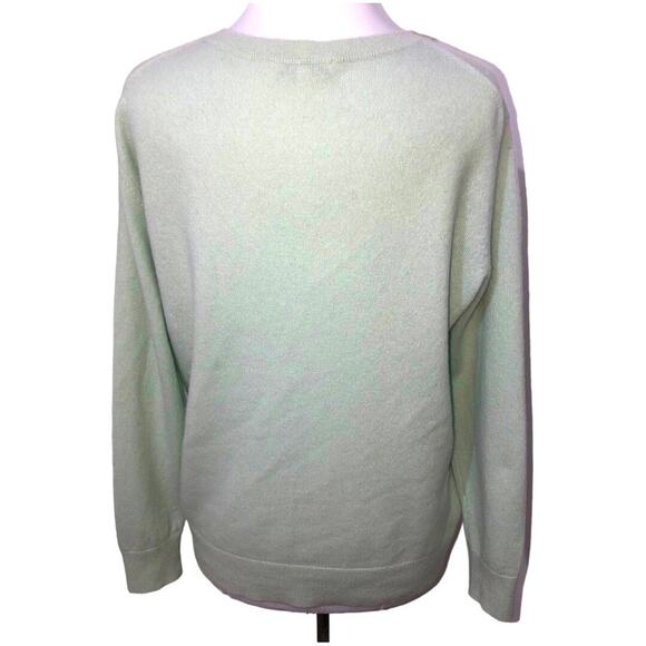 Vince Weekend V-neck Cashmere Sweater Medium EUC - Picture 7 of 10